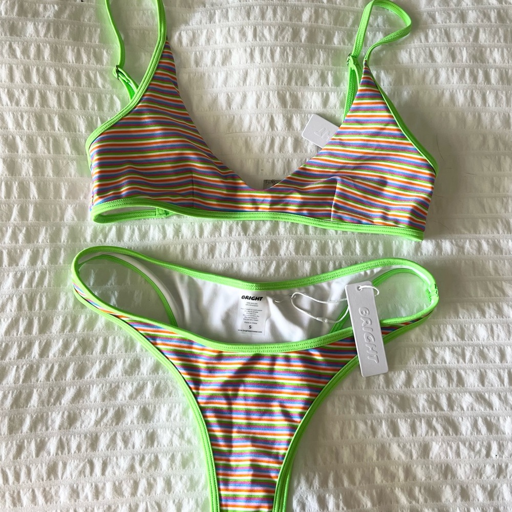 Bright Swim Striped Bikini